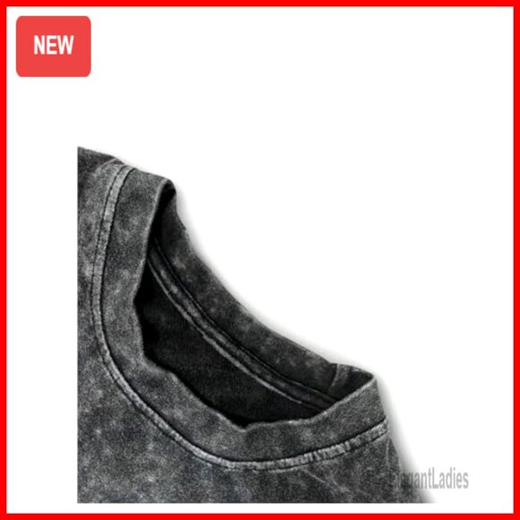 Vintage Graphic Tee Short Sleeve Crew Neck T-Shirt Casual Fit - Picture 3 of 4